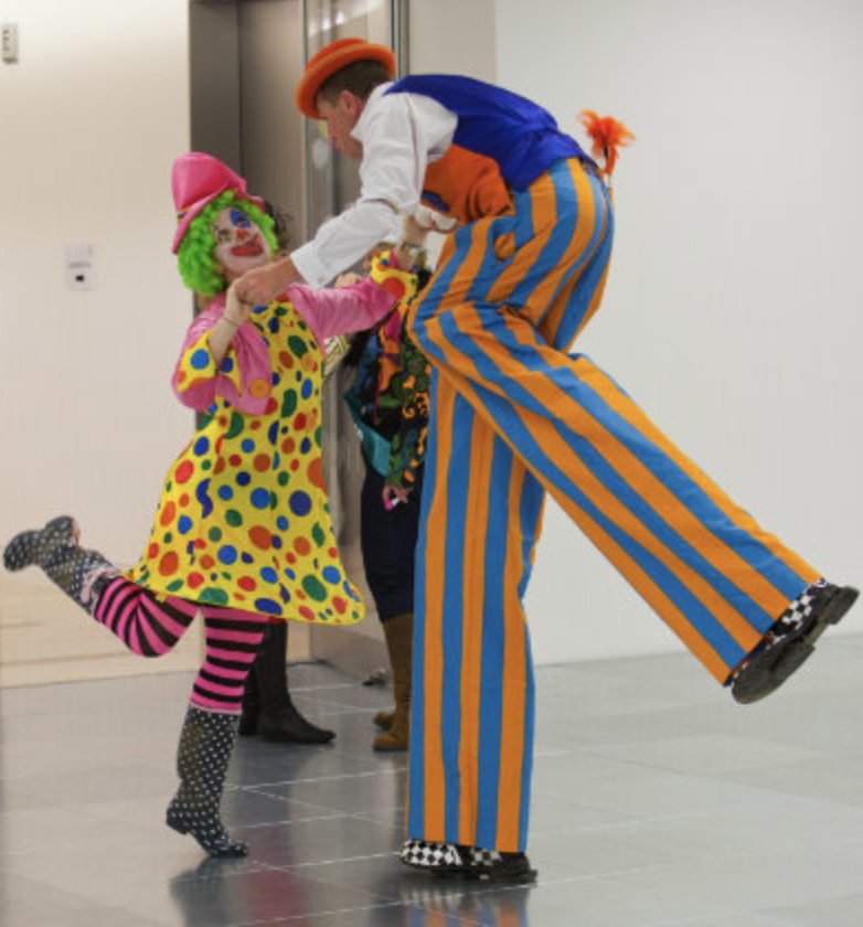 Circus skills entertainer for adults with learning disabilities